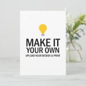 Blank Business Invitation Template 招待状 (スタンド正面)