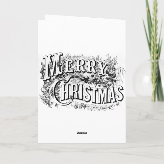 Blank Christmas カード (裏面)