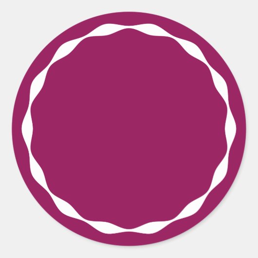 Blank Circle Custom Spice Container Sticker ラウンドシール (正面)