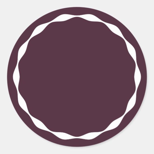 Blank Circle Custom Spice Sticker ラウンドシール (正面)