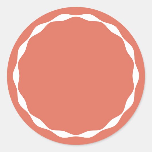 Blank Circle Custom Spice Sticker ラウンドシール (正面)