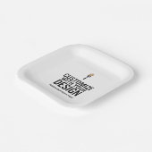 Blank Company Branded Custom Personalized ペーパープレート (傾斜あり)