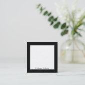 Blank Display Cards for Collections  スクエア名刺 (スタンド正面)