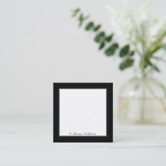 Blank Display Cards for Collections  スクエア名刺 (スタンド正面)