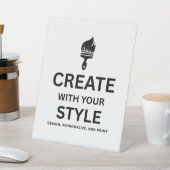 Blank Event Display Sign Custom Editable Design 台座サイン (インサイチュ)