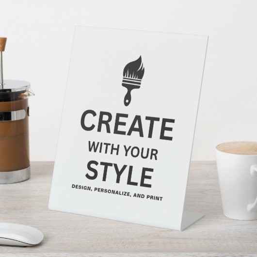 Blank Event Display Sign Custom Editable Design 台座サイン (インサイチュ)