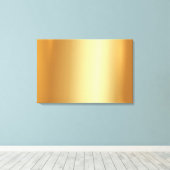 Blank Gold Background for Your Image Photo Logo キャンバスプリント (インサイチュ (ウッドフロア))