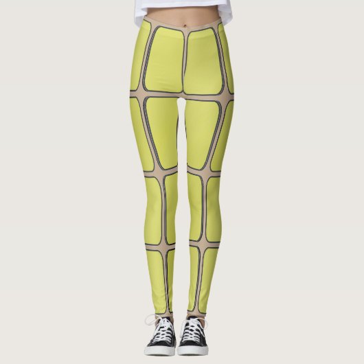 Blank Gold Bars レギンス (正面)