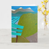 Blank Greeting Card カード (黄色い花)