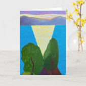 Blank Greeting Card カード (黄色い花)