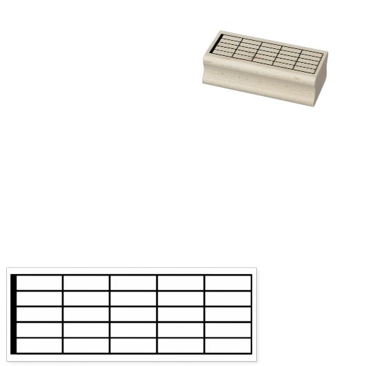 BLANK GUITAR CHORD CHART ラバースタンプ (押印)