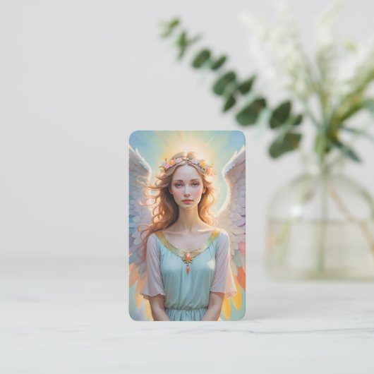 Blank Oracle Angel Messages Cards 名刺 (スタンド正面)