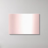 Blank Rose Gold Background Upload Your Photo to キャンバスプリント (正面)