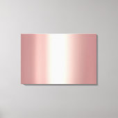 Blank Rosegold Background Upload Your Photo to キャンバスプリント (正面)