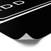 Blank Street Sign, Templet  French Quarter Poster ポスター (角)