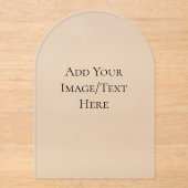 Blank Wedding Templates | Elegant Customizable  アクリル招待状 (正面)