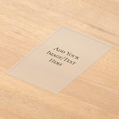 Blank Wedding Templates | Elegant Customizable  アクリル招待状 (レイダウン)