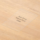 Blank Wedding Templates | Elegant Customizable  アクリル招待状 (レイダウン)