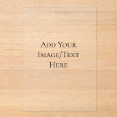 Blank Wedding Templates | Elegant Customizable  アクリル招待状 (正面)