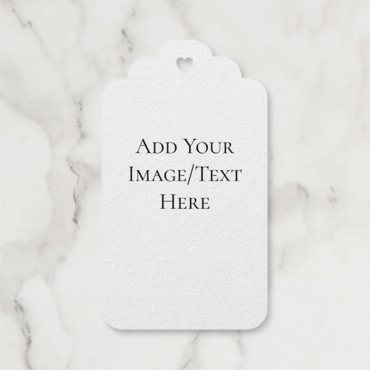 Blank Wedding Templates | Elegant Customizable ギフトタグ (裏面)