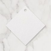 Blank Wedding Templates | Elegant Customizable フェイバータグ (裏面)