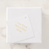 Blank Wedding Templates | Elegant Customizable フェイバータグ (箱)