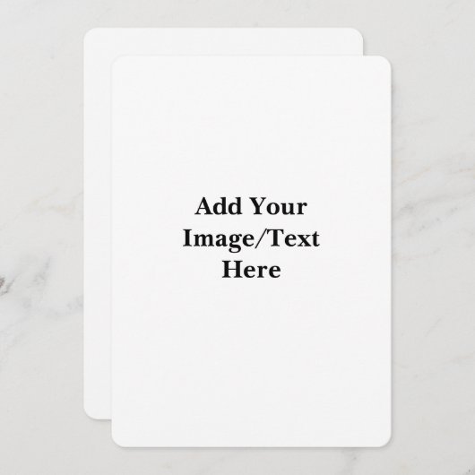 Blank Wedding Templates | Elegant Customizable  招待状 (正面/裏面)