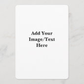 Blank Wedding Templates | Elegant Customizable  招待状 (正面)