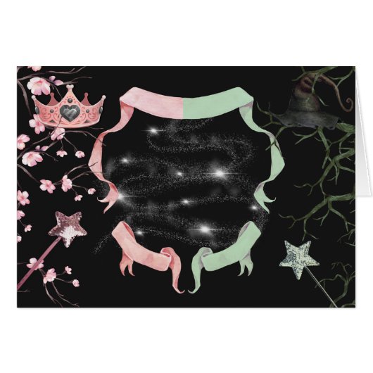 Blank Wicked Theme Tent Food Card (正面横)