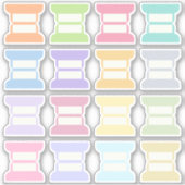 Blank Writable Index Tabs Journal Divider Foldable シール (正面)