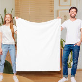 blanket white solid color trendy フリースブランケット