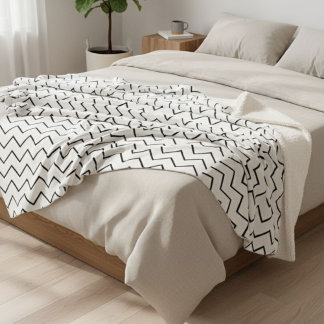 blanket zigzag geometric シェルパブランケット