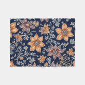 Blankets with batik pattern フリースブランケット (正面(横))