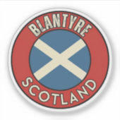 Blantyre, Scotland シール (正面)