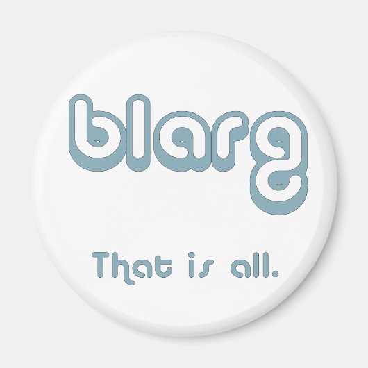 blarg. マグネット (正面)