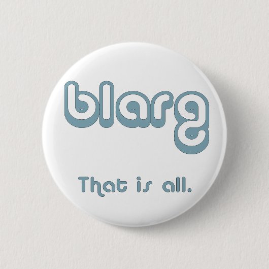 blarg. 缶バッジ (正面)