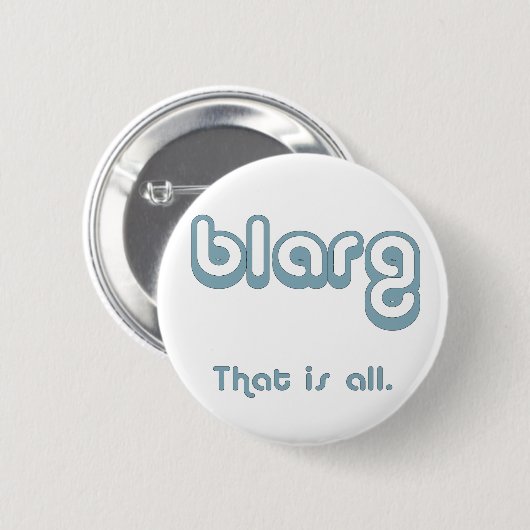 blarg. 缶バッジ (正面&裏面)
