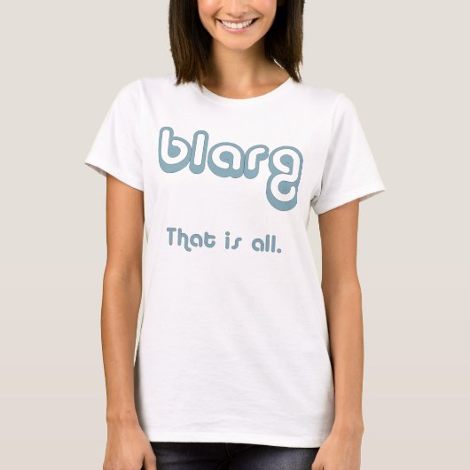 blarg. tシャツ (正面)