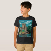 Blarneyの城はティーをからかいます Tシャツ (正面フル)