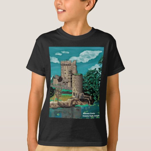 Blarneyの城はティーをからかいます Tシャツ (正面)