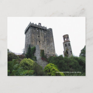 Blarneyの城及びタワーのコルク、アイルランドの郵便はがき ポストカード