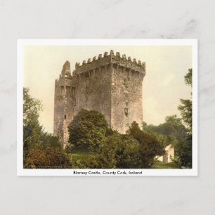Blarneyの城、Co.のコルク、ミュンスター、アイルランド ポストカード