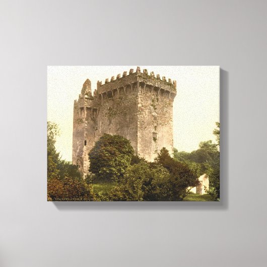 Blarney Castle Cork, Ireland c1900,ヴィンテージプリント キャンバスプリント (正面)