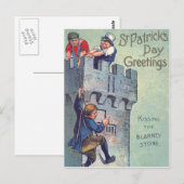 Blarney Castle Stone Kissing ポストカード (正面/裏面)