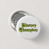 Blarney Champion white small button 缶バッジ (正面&裏面)