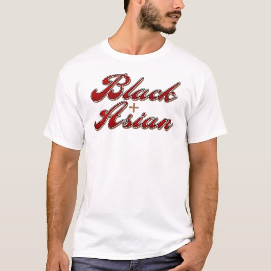 blasians_black_plus tシャツ (正面)