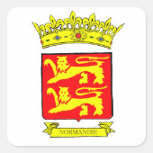 BLASON NORMANDIE スクエアシール (正面)