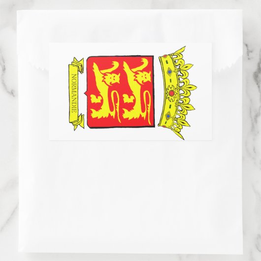 BLASON NORMANDIE 長方形シール (バッグ)