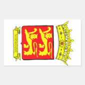 BLASON NORMANDIE 長方形シール (正面)
