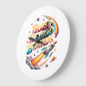 BLAST BEYOND Bounds Clock  ラージ壁時計 (傾斜)